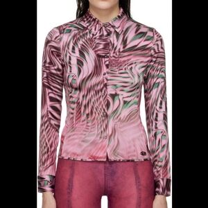 Diesel pink c-mae shirt NWT xxs damaged